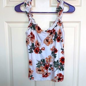 Small floral print strappy top